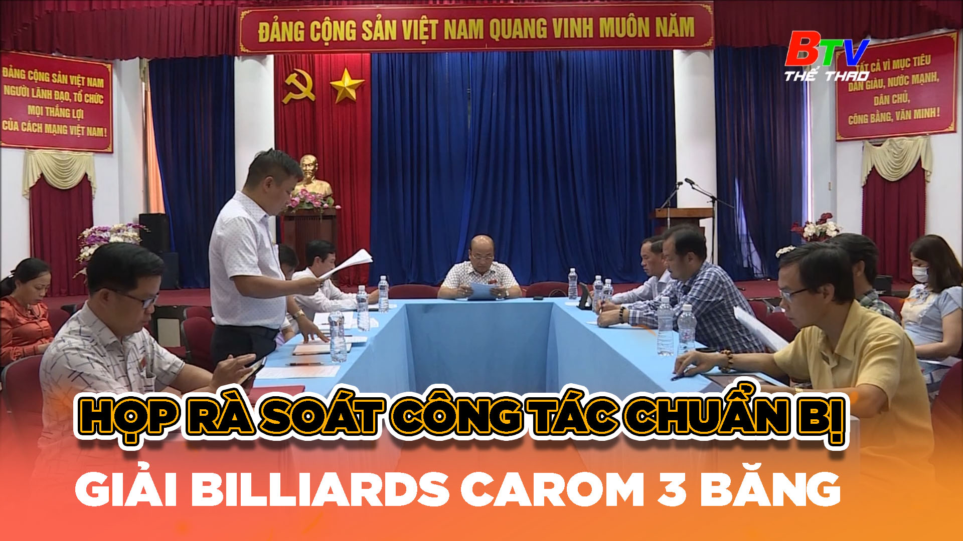 Họp rà soát công tác chuẩn bị Giải Billiards Carom 3 băng